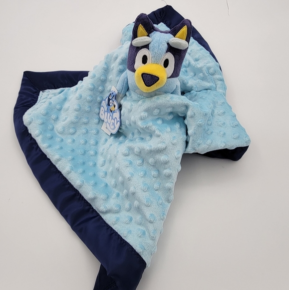 Lovey Bluey Plush Security Blanket, double minky 22 x 21. - Picture 3 of 9